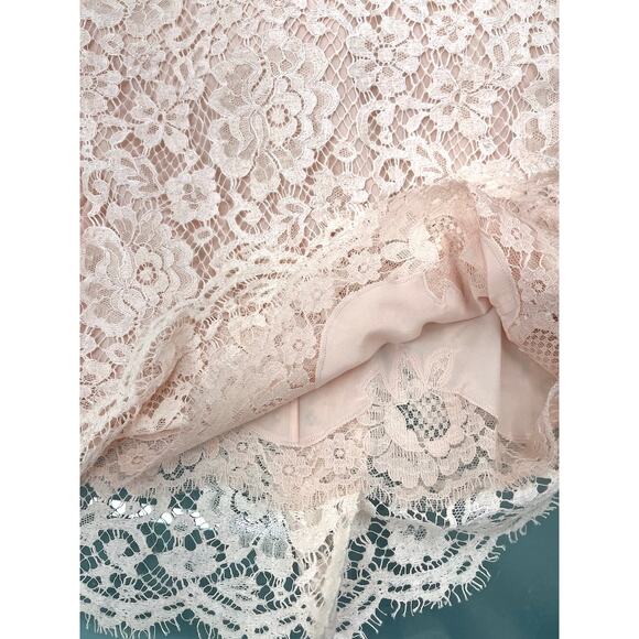 NWT DOLCE & GABBANA Floral Lace Bustier MIdi Dress Pink IT 44 / L - Picture 13 of 13